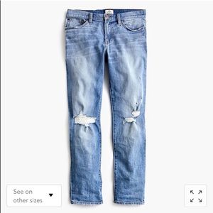 J. Crew Slim Broken In boyfriend jeans